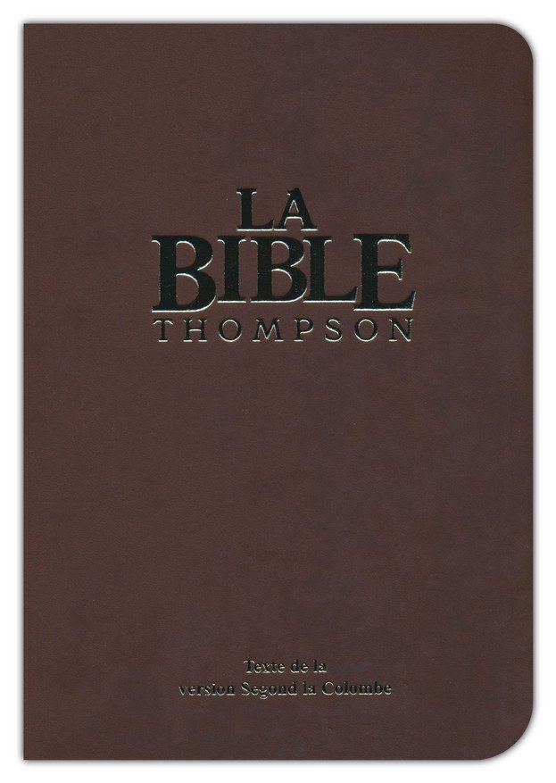 Louis Segond Large-Print French Bible--bonded leather, brown (indexed):  9782722202160 
