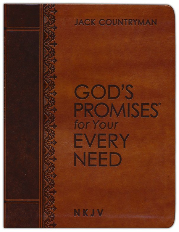 Gods Promises For Your Every Need Large-print Nkjv--soft Leather-look Brown Jack Countryman 9781400209316 - Christianbookcom