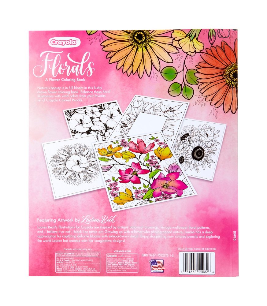 Download Florals A Flower Coloring Book Christianbook Com