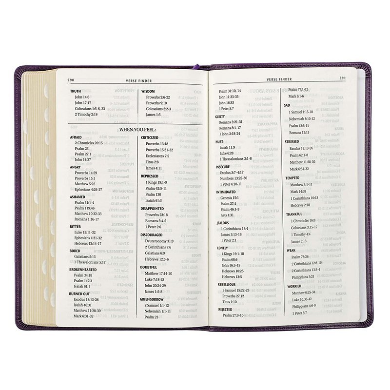 Kjv Gift Edition Bible Imitation Leather Purple Christianbook Com