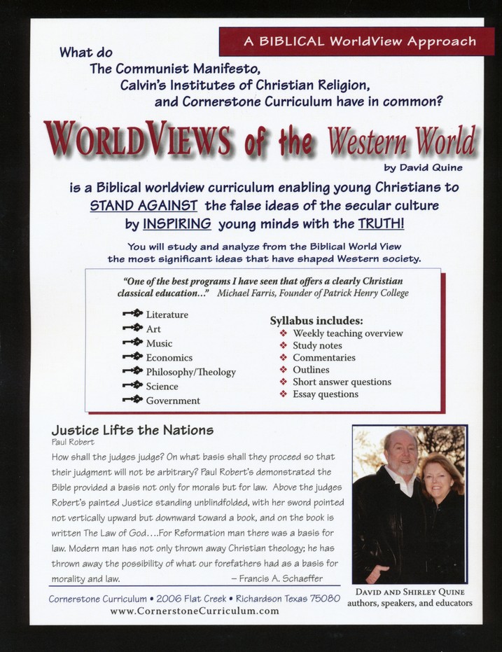Sample Preview Image - 13 of 13 - The Grandeur of Christianity & the Revolutionary Age, Year 2 Syllabus: World Views of the Western World
