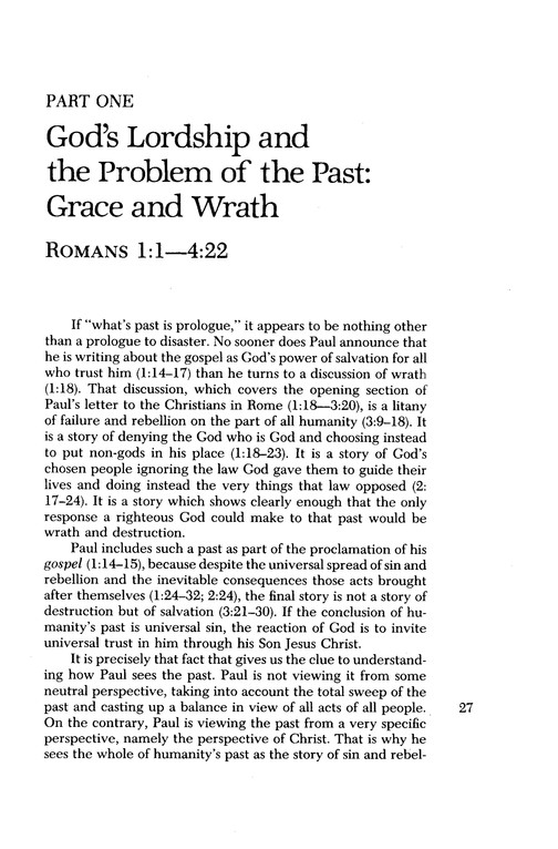 Excerpt Preview Image - 4 of 8 - Romans: Interpretation: A Bible Commentary for Teaching and Preaching (Paperback)