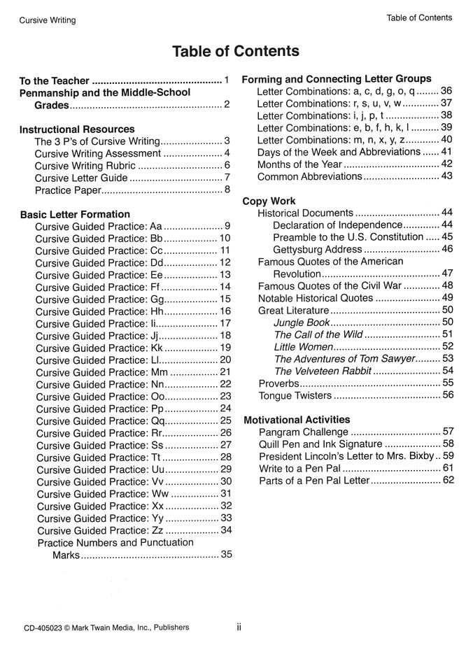 Cursive Writing Instruction Practice And Reinforcement Grades 4 9 Schyrlet Cameron Christianbook Com