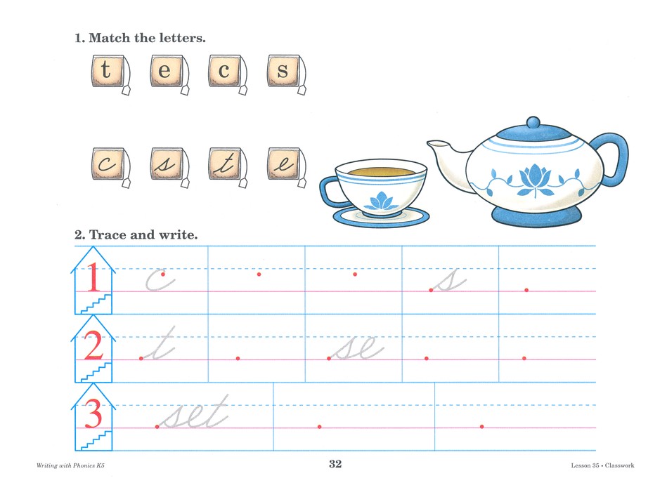 Abeka Cursive Writing Chart