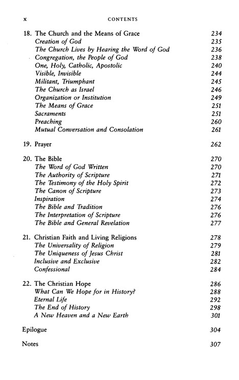 Table of Contents Preview Image - 5 of 12 - Basic Christian Doctrine
