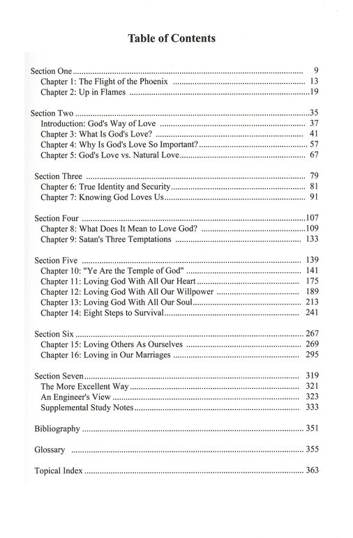 Table of Contents Preview Image - 2 of 7 - The Way of Agape Textbook: Understanding God's Love