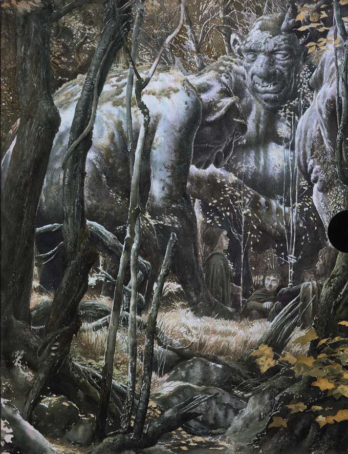 The Lord of the Rings Trilogy, 3 Volumes: . Tolkien Illustrated By: Alan  Lee: 9780618260584 