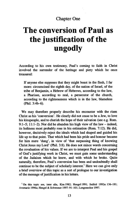 Excerpt Preview Image - 5 of 11 - Christ, Our Righteousness: Paul's Theology of Justification (New Studies in Biblical Theology)