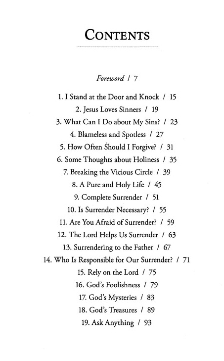 Table of Contents Preview Image - 3 of 10 - I Stand at the Door and Knock: Meditations by the Author of the Hiding Place