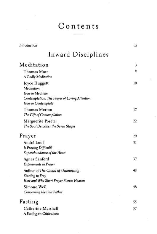 Table of Contents Preview Image - 2 of 11 - Spiritual Classics