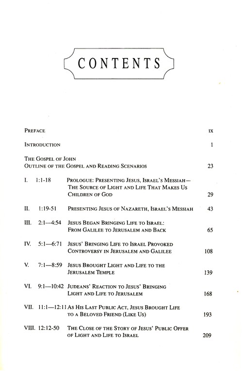 Table of Contents Preview Image - 2 of 11 - Social-Science Commentary on the Gospel of John