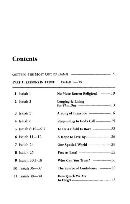 Isaiah Trusting God In Troubled Times Revised Lifeguide Scripture Studies - 