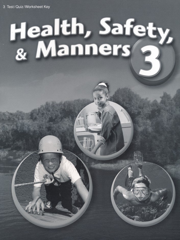 abeka health safety manners 3 quizzes tests and worksheets key christianbook com