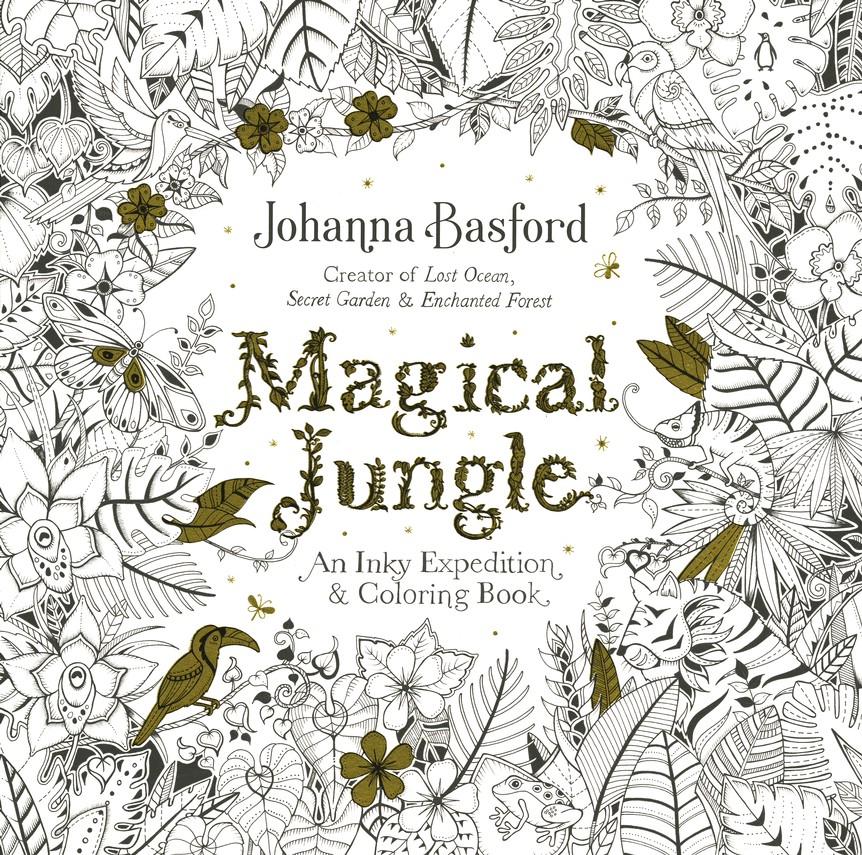 970 Magical Jungle Coloring Book Best HD