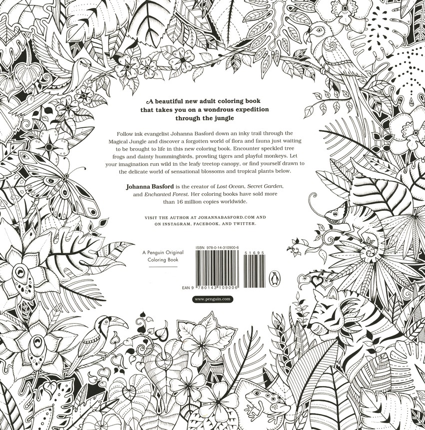 Download Magical Jungle An Inky Expedition And Coloring Book For Adults Johanna Basford 9780143109006 Christianbook Com