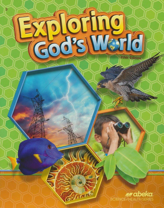 (2019)　God's　5th　Abeka　Edition　Grade　Student　Exploring　Text　World　3,