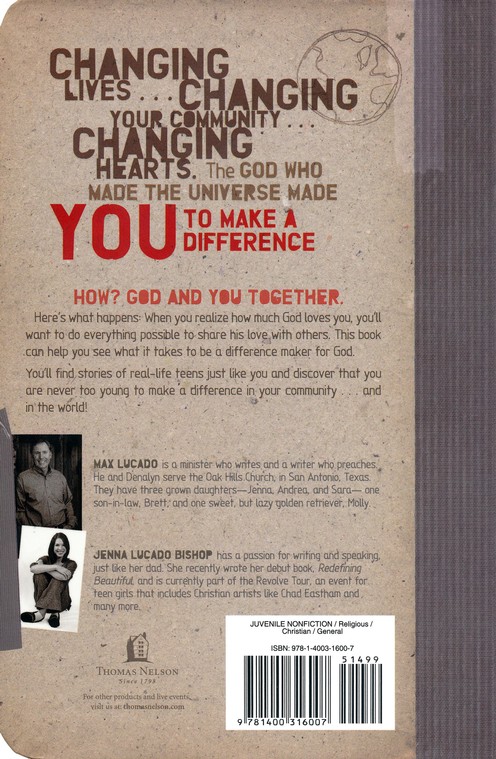 Back Cover Preview Image - 10 of 10 - You Were Made to Make A Difference