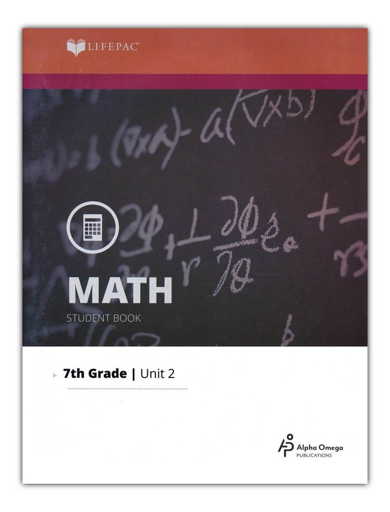 Grade 7 Math LIFEPAC 2 Fractions Updated Edition 9780740331671