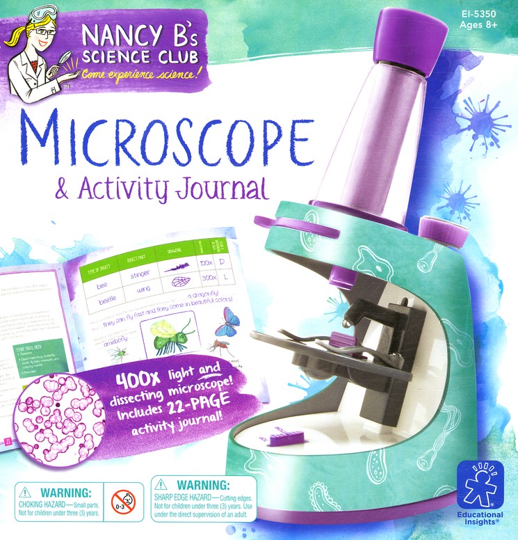 Learning Resources ressources dapprentissage du Nancy B Club microscope et journal dactivité 