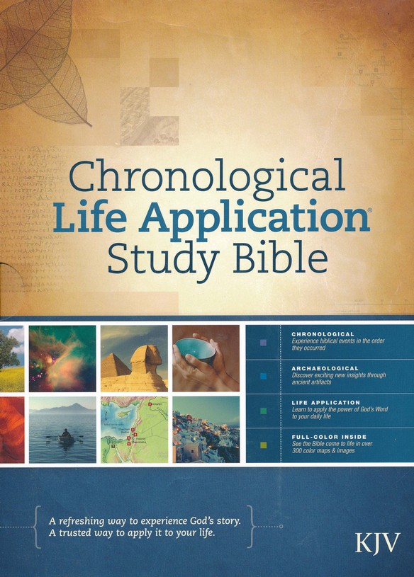 Kjv Chronological Life Application Study Bible Hardcover Christianbook Com