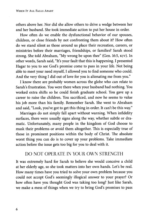 Excerpt Preview Image - 8 of 9 - When It All Falls Apart: Finding Healing, Joy, and Victory Through the Pain