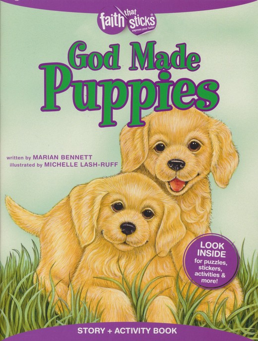 God Made Puppies Story & Activity Book: Marian Bennett: 9781414398266 -  