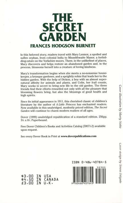 The Secret Garden Unabridged Frances Hodgson Burnett