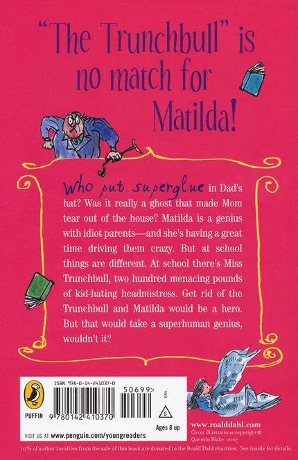 Matilda Roald Dahl 9780142410370 Christianbook Com