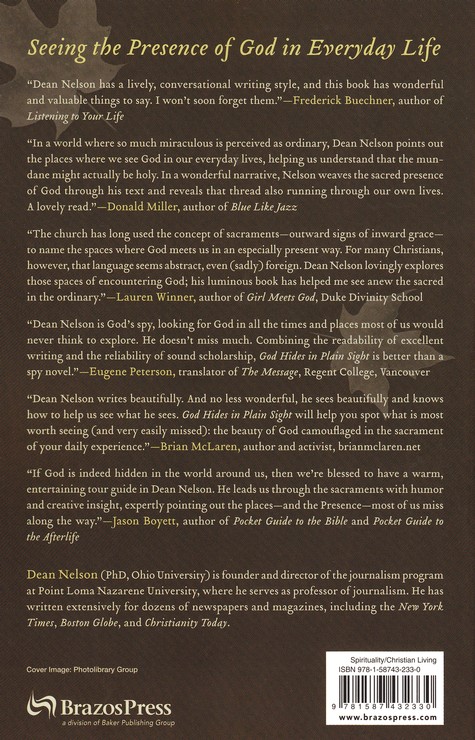 Back Cover Preview Image - 7 of 7 - God Hides in Plain Sight: How to See the Sacred in a Chaotic World