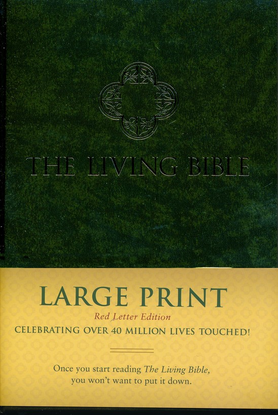 the living bible in large print