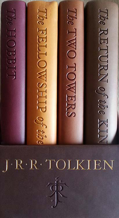 J.R.R. Tolkien 4-Book Boxed Set: Hobbit and the Lord of the Rings –  Heirloom Art Co.