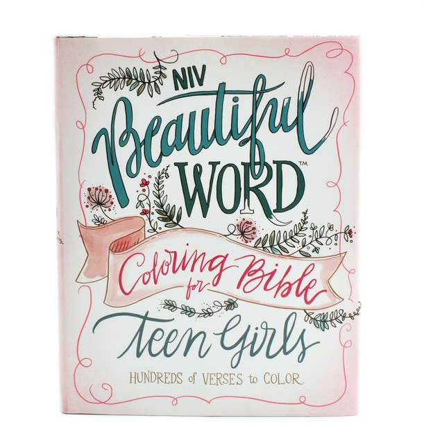 Beautiful Word Coloring Bible Set for Girls. Includes Pencils for Jour —  Barlow Blue