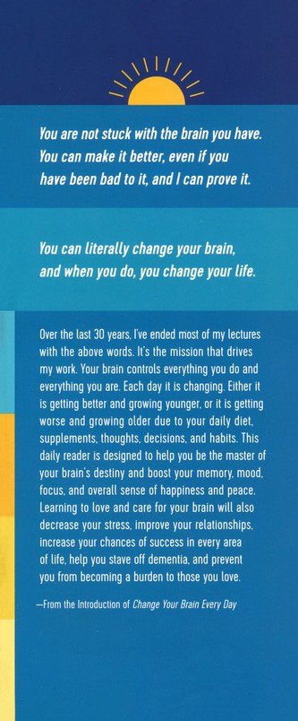EPUB Download + Change Your Brain Every Day by Daniel G Amen M D