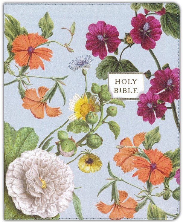 NIV, Artisan Collection Bible, Leathersoft, Blue Floral, Red Letter, Comfort  Print: Zondervan: 9780310456865: : Books