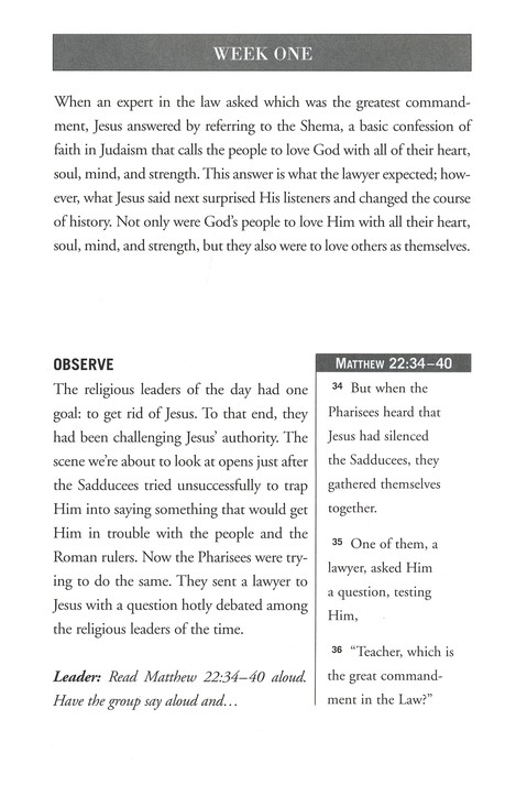 Excerpt Preview Image - 3 of 7 - Loving God and Others: The Heart of True Faith