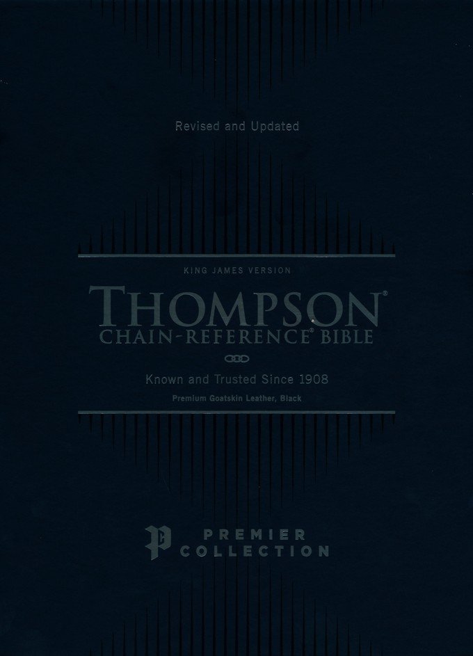 KJV Thompson Chain Reference Bible - Calfskin Leather