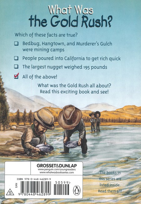 What Was The Gold Rush Joan Holub Illustrated By Tim Tomkinson Christianbook Com