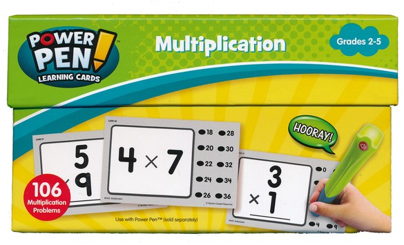 Power Pen Learning Cards: Multiplication, Grades 2-5 