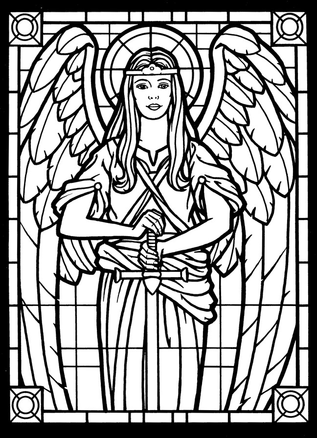 Amazing Angels Stained Glass Coloring Book John Green 9780486480473 Christianbook Com