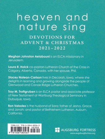 Christmas Devotional 2022 Heaven And Nature Sing: Devotions For Advent & Christmas 2021-2022: Meghan  Johnston Aelabouni: 9781506480565 - Christianbook.com