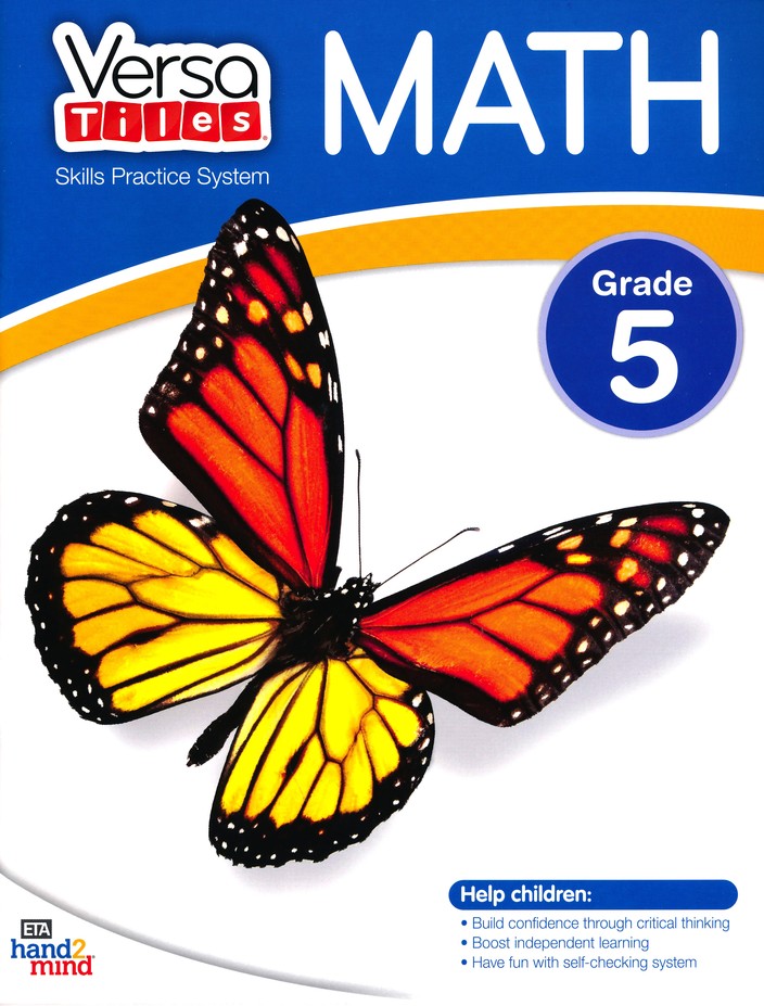 Level 5 Math Lab VersaTiles Kit 8 Books 5th Grade Childrens Books Mathematics 