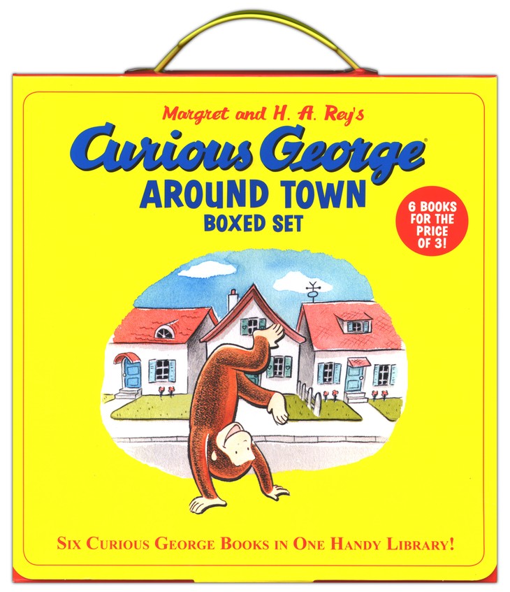 Around　(Box　Rey:　Town　Boxed　George　of　Books):　Six　9780547487045　Curious　Set