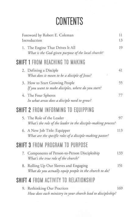 Discipleshift Five Steps That Help Your Church To Make Disciples Who Make Disciples - 