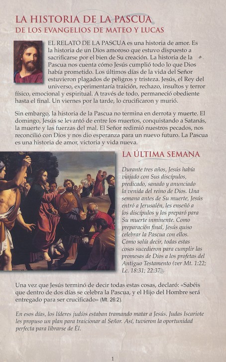 La Historis De La Pascua Folleto The Easter Story Pamphlet 9780805497939 Christianbook Com