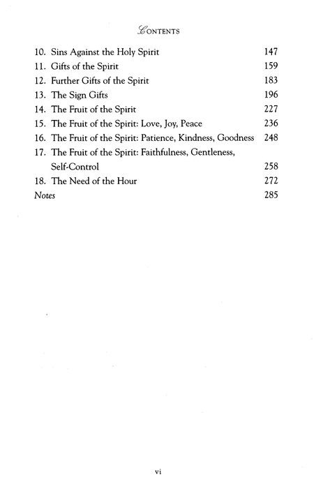 Table of Contents Preview Image - 3 of 10 - The Holy Spirit