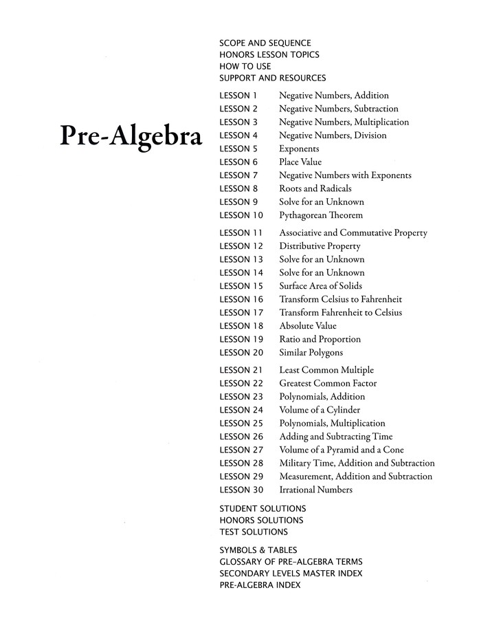 Math-U-See Pre-Algebra Universal Set - Christianbook.com