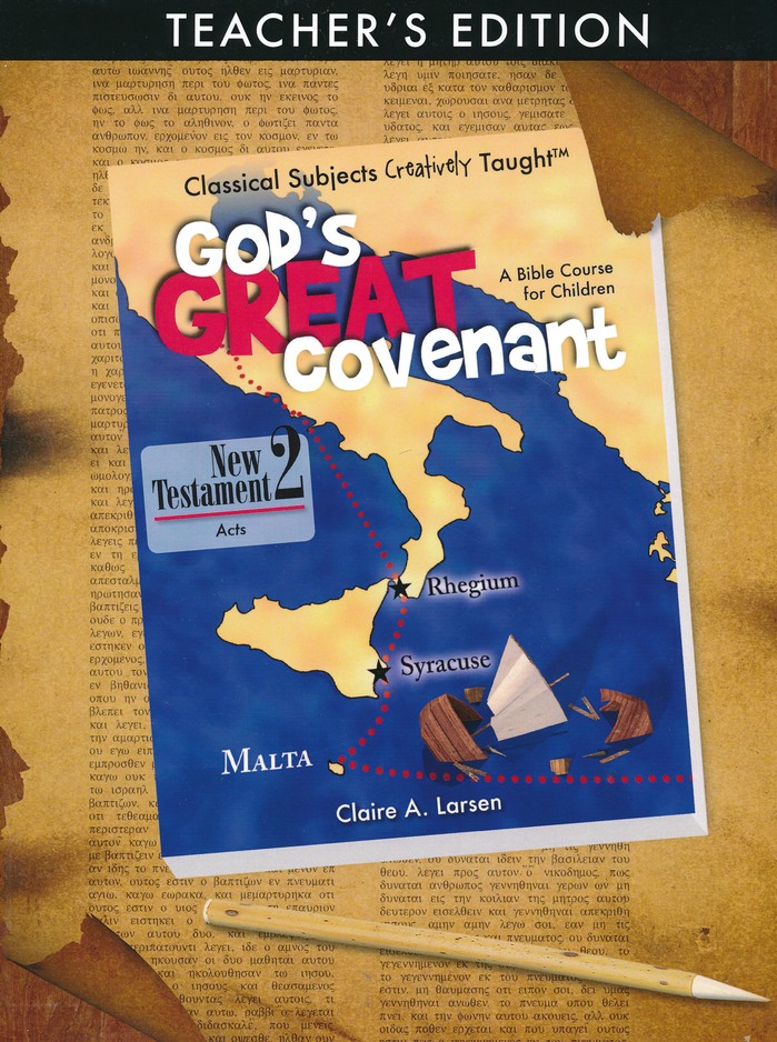 New　Claire　Teacher　God's　Book　Covenant,　Larsen:　Great　Acts:　Guide:　Testament　9781600512575
