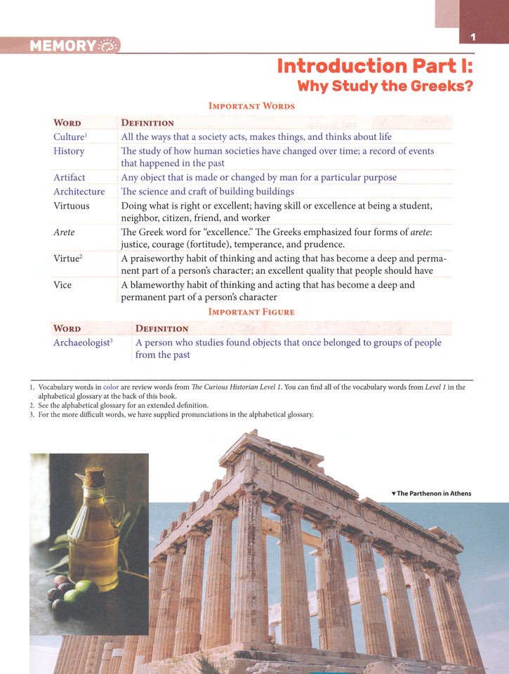 The Curious Historian Level 2A: Greece and the Classical World Student  Edition: Betty Malz: 9781600514319 