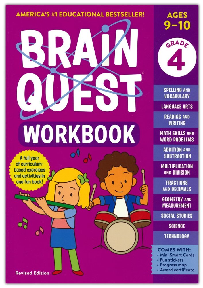 Brain Quest Workbook: 4th Grade Revised Edition, Revised Edition