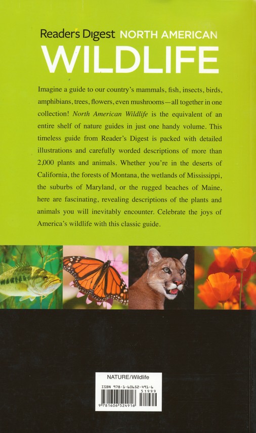 North American Wildlife: An Illustrated Guide to 2,000 Plants and Animals:  Editors of Readers Digest: 9781606524916 